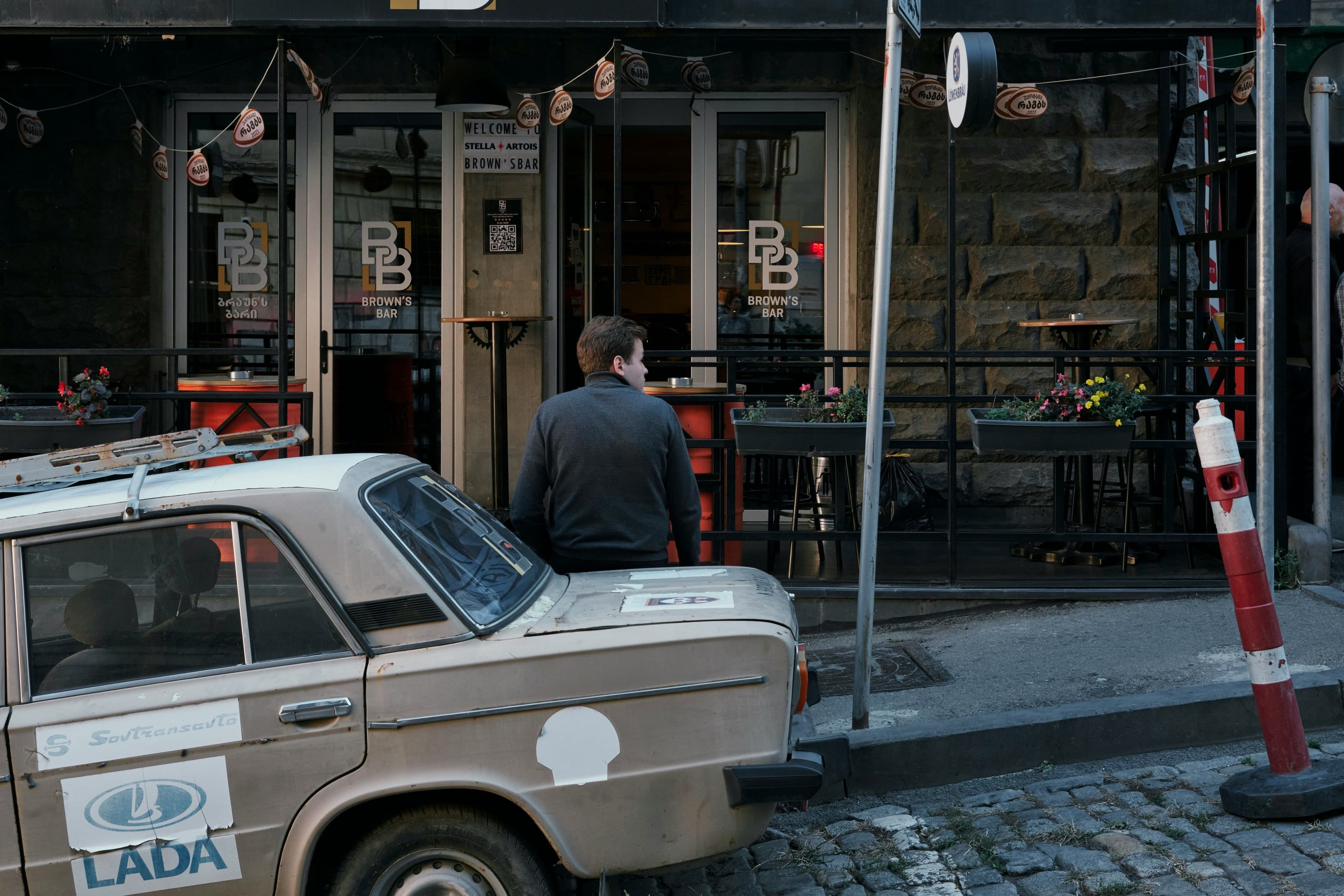 Street in Tbilisi in Georgia 